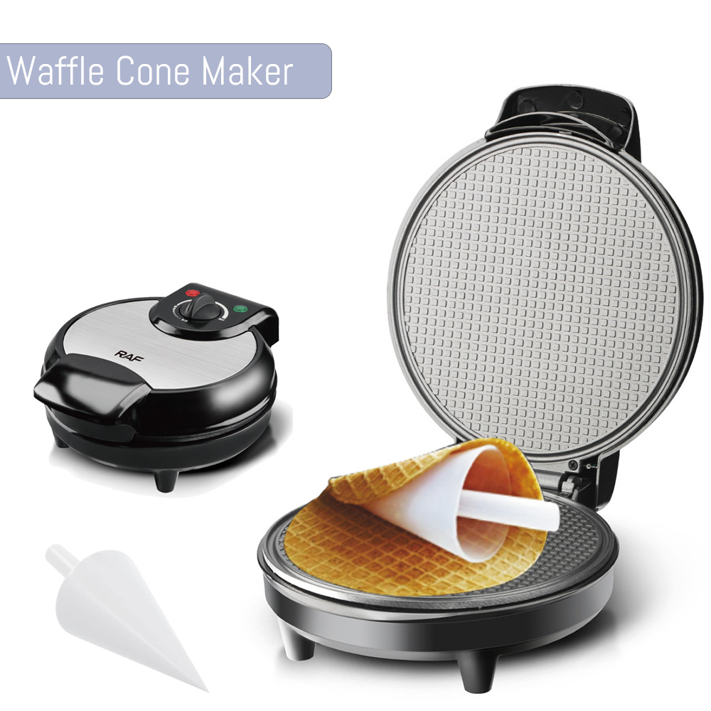 Waffle Cone Maker - Máquina elétrica de fazer cone de