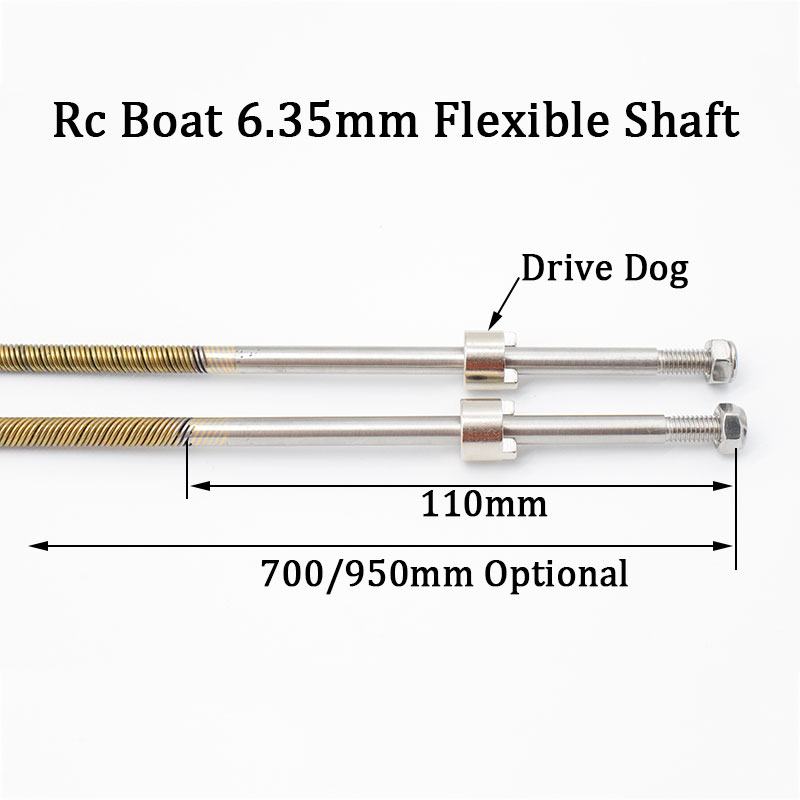 Corn Dog Stick - Barco rc 6.35mm 1/4 ''comprimento do