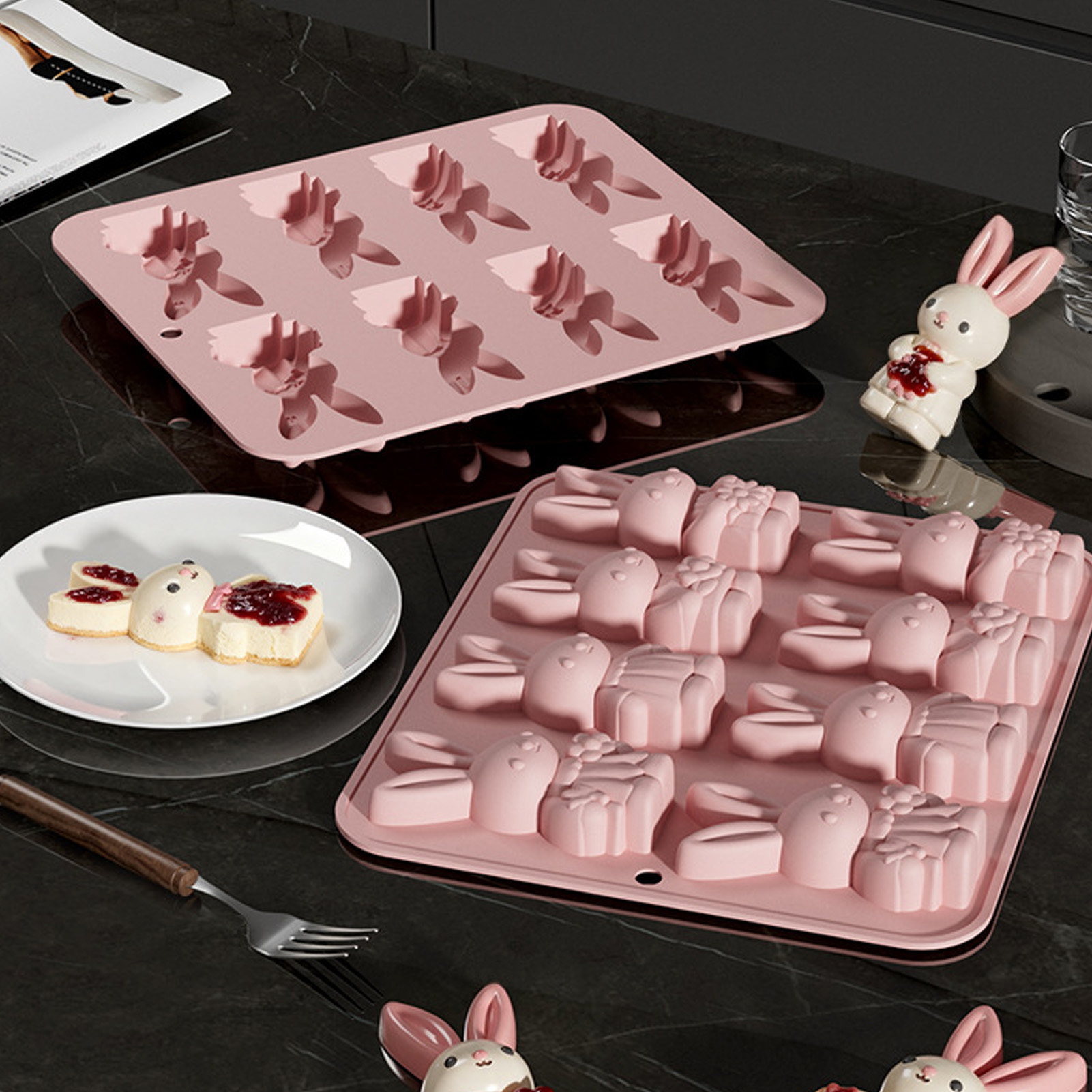 Forma Profissional para Bolo e - Bunny Cake Mold avaliação e preço