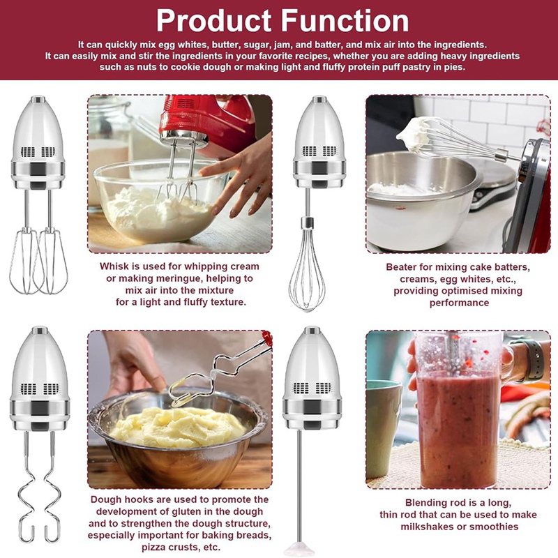Acessórios para misturador man - Kitchenaid Mixer Hand Mixer avaliação e preço