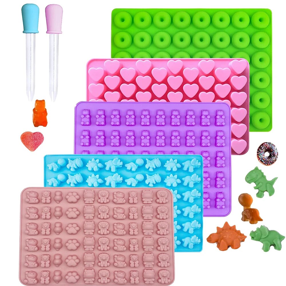 Molde de urso de goma de silic - Donut Mold Silicone avaliação e preço
