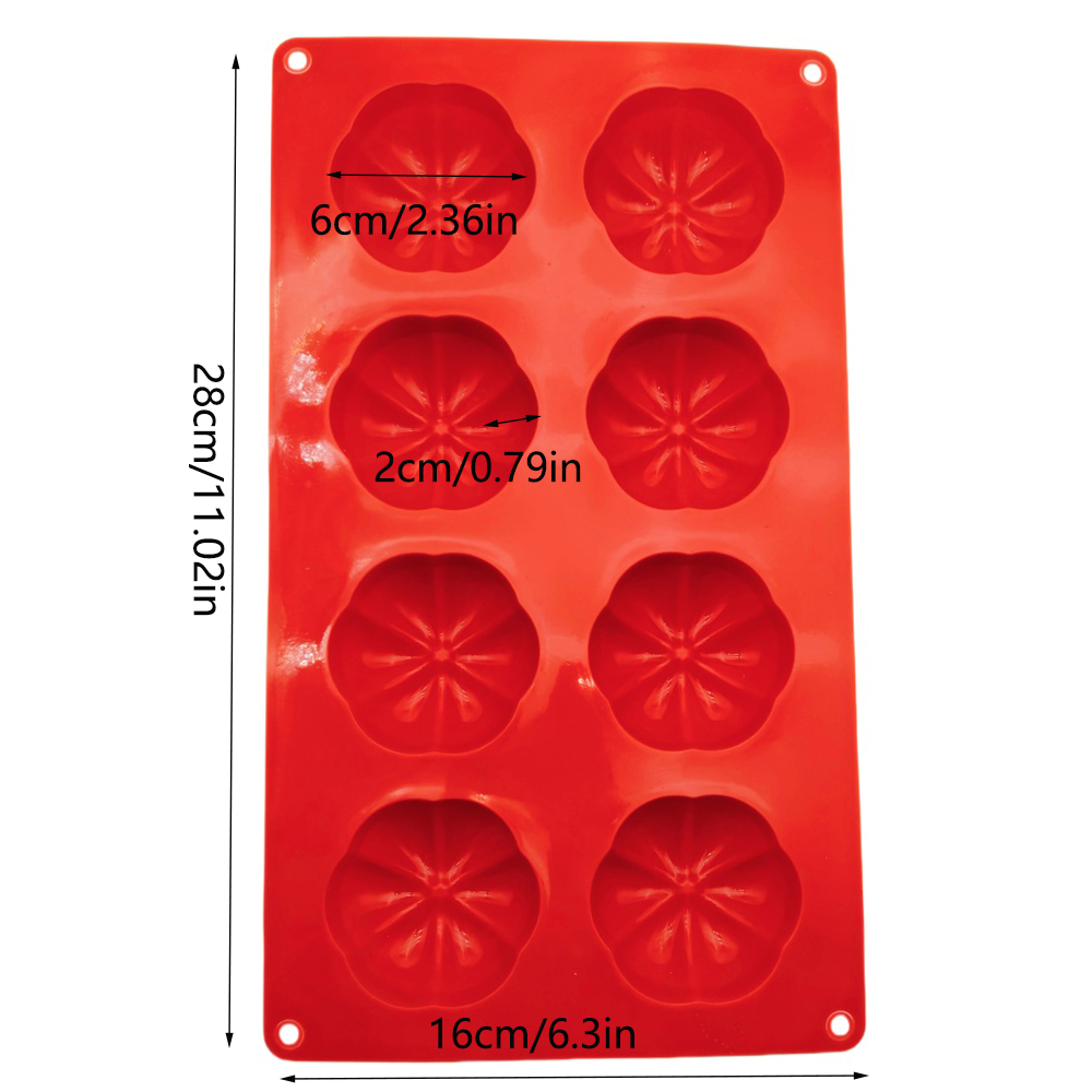 Nova chegada 8 buraco 6 pétala - Donut Mold Silicone avaliação e preço