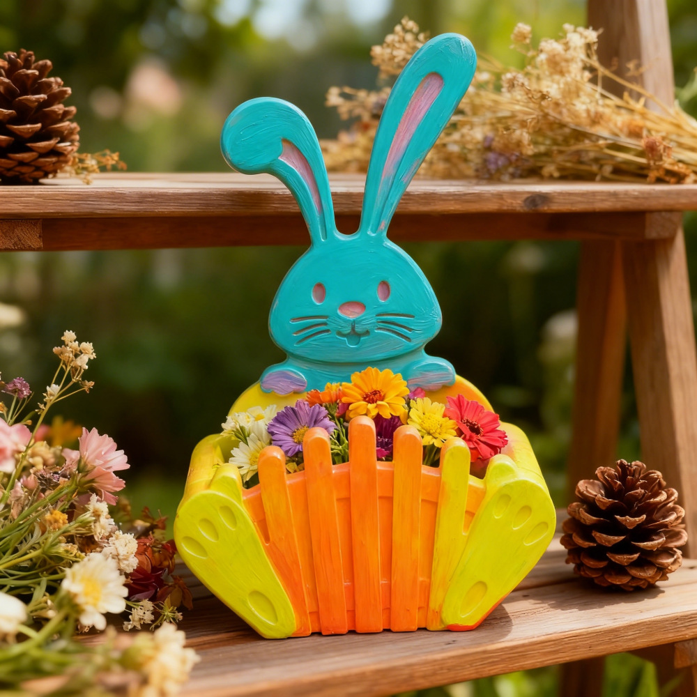 Diy decoração de páscoa resina - Bunny Cake Mold avaliação e preço