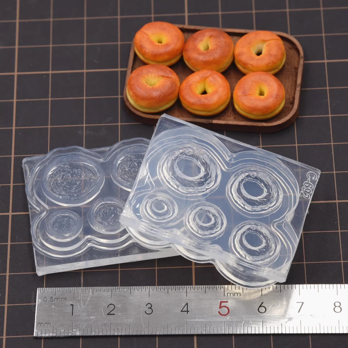 Argila de polímero mini 3d bag - Donut Mold Silicone avaliação e preço