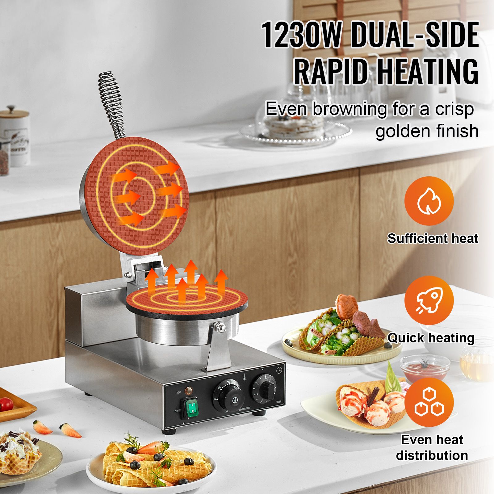 Máquina Elétrica de Fazer Casq - Waffle Cone Maker avaliação e preço
